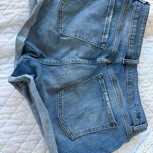 Madison Jean shorts - small rip in fold as pictured. Size 14 but runs small